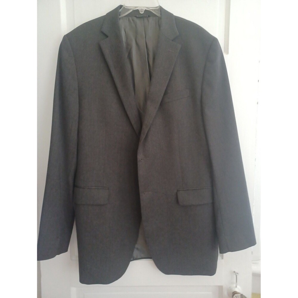 Banana Republic Modern Fit gray Italian wool suit jacket mens 42L sport coat